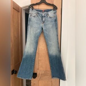 7 For All Mankind A Pocket Jeans 29 Boot Cut Light To Med Wash